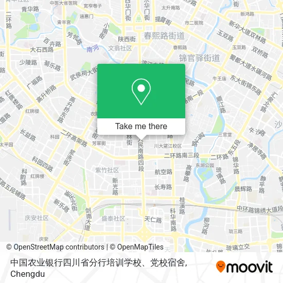 中国农业银行四川省分行培训学校、党校宿舍 map
