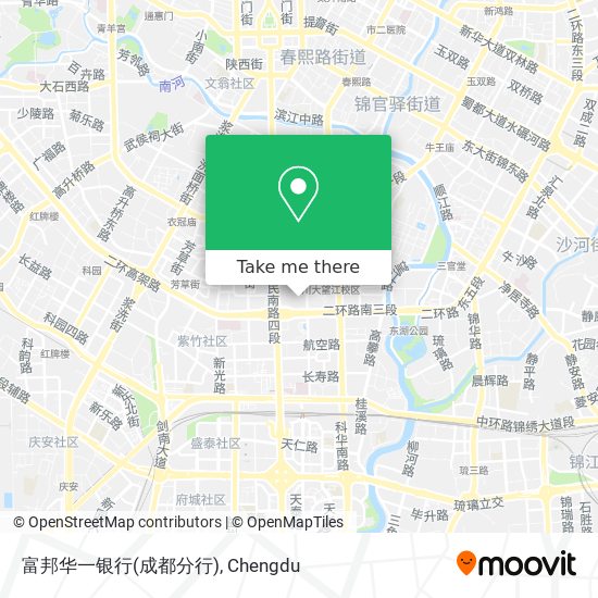 富邦华一银行(成都分行) map
