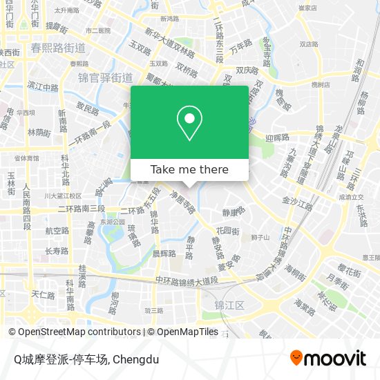 Q城摩登派-停车场 map