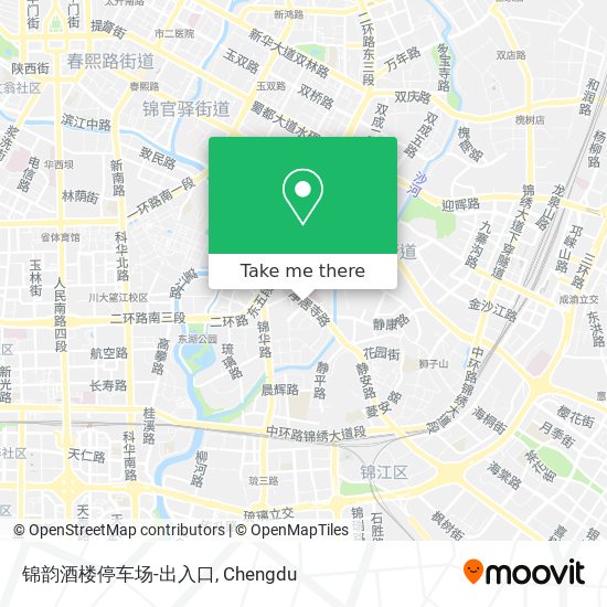 锦韵酒楼停车场-出入口 map