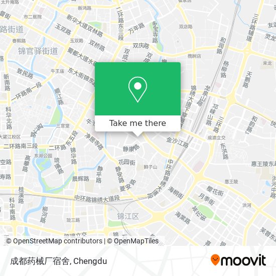 成都药械厂宿舍 map