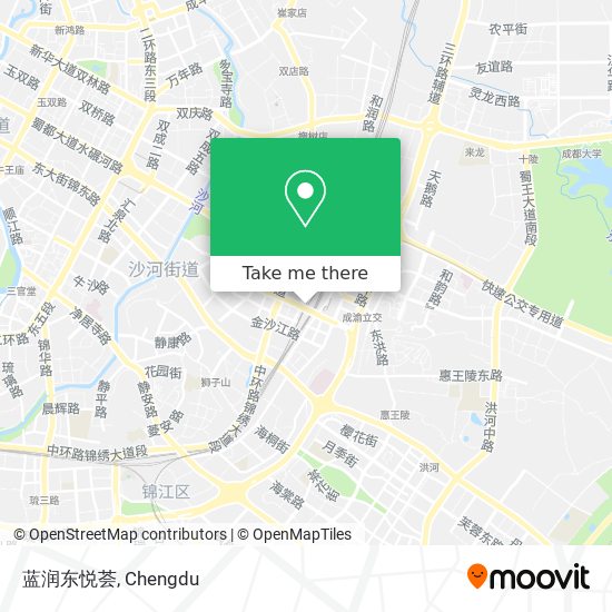 蓝润东悦荟 map