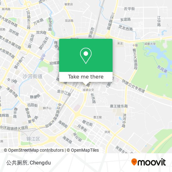 公共厕所 map
