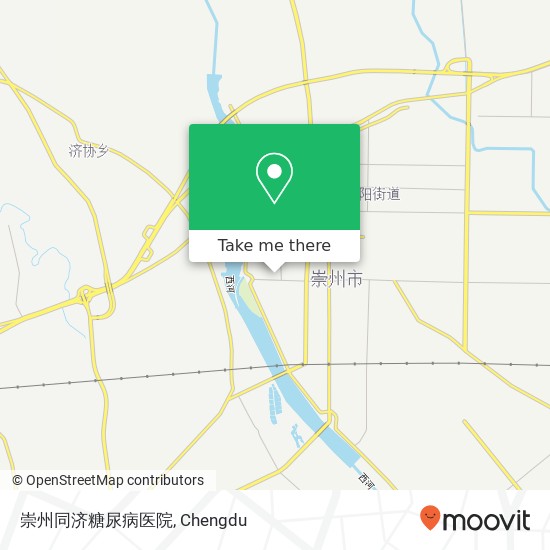 崇州同济糖尿病医院 map