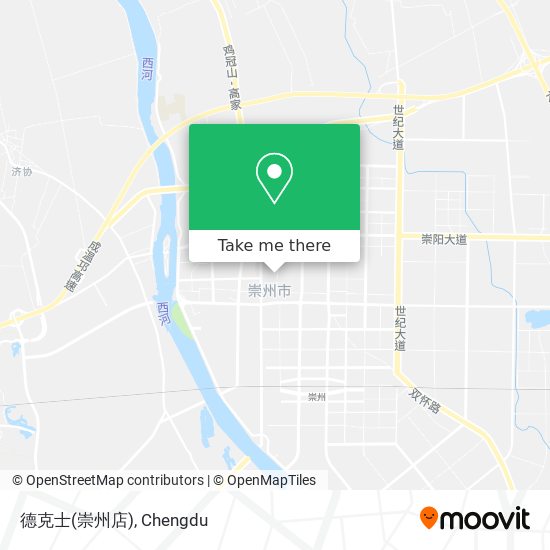 德克士(崇州店) map