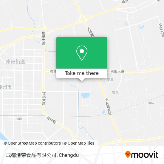 成都港荣食品有限公司 map