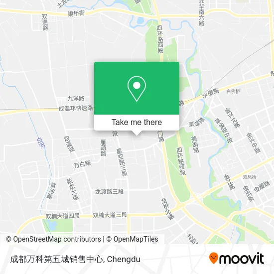 成都万科第五城销售中心 map