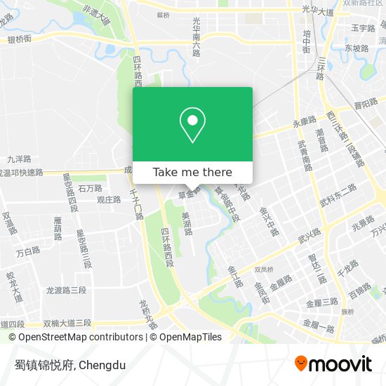蜀镇锦悦府 map