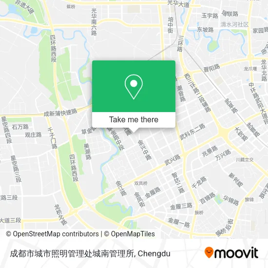 成都市城市照明管理处城南管理所 map