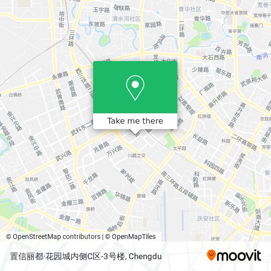 置信丽都·花园城内侧C区-3号楼 map