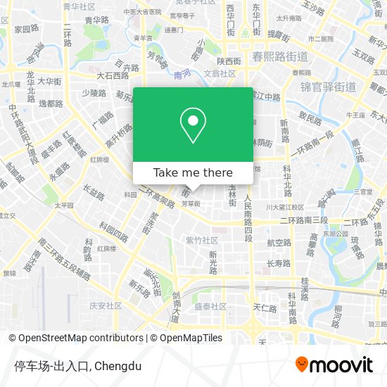 停车场-出入口 map