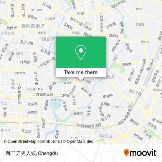 跳三刀男人頭 map