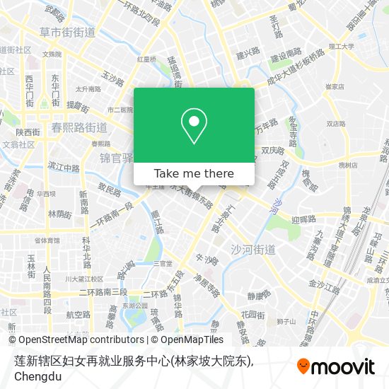 莲新辖区妇女再就业服务中心(林家坡大院东) map