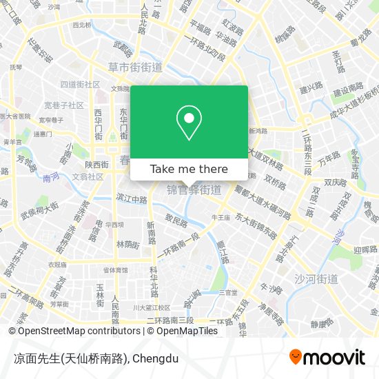 凉面先生(天仙桥南路) map