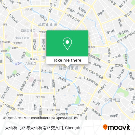 天仙桥北路与天仙桥南路交叉口 map