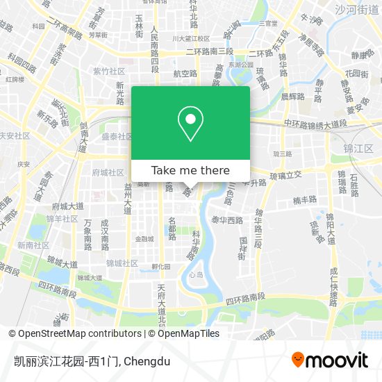 凯丽滨江花园-西1门 map