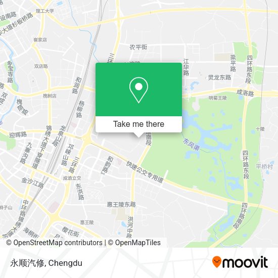 永顺汽修 map