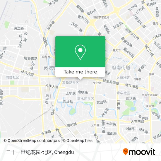 二十一世纪花园-北区 map