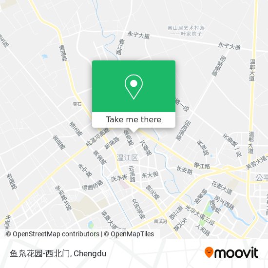 鱼凫花园-西北门 map