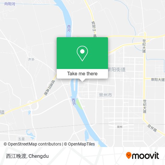 西江晚渡 map