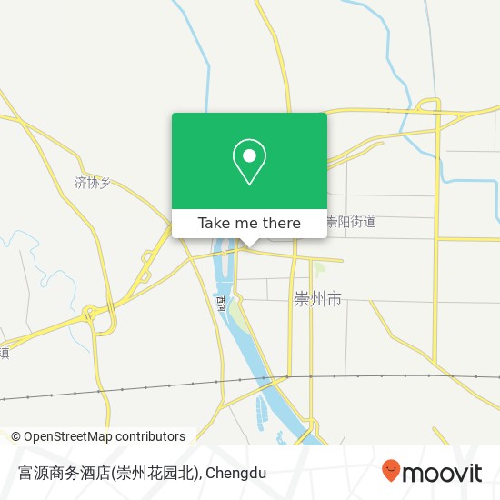 富源商务酒店(崇州花园北) map
