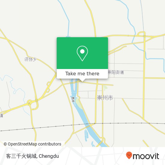 客三千火锅城 map