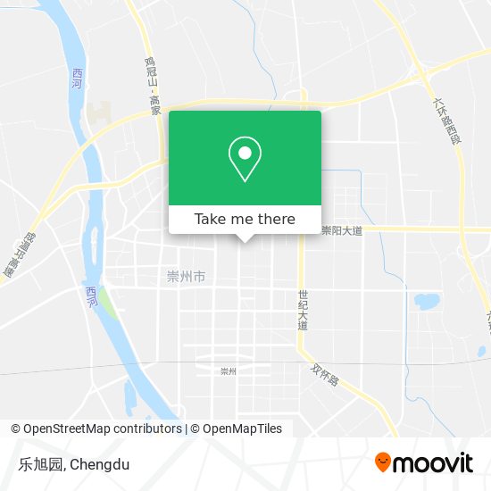 乐旭园 map