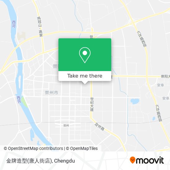 金牌造型(唐人街店) map