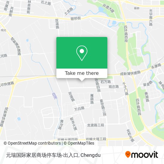 元瑞国际家居商场停车场-出入口 map