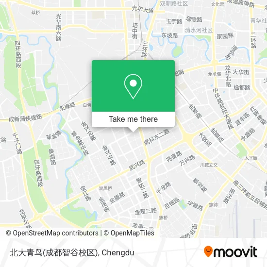 北大青鸟(成都智谷校区) map