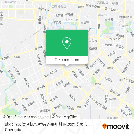成都市武侯区机投桥街道果堰社区居民委员会 map