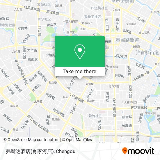 弗斯达酒店(肖家河店) map