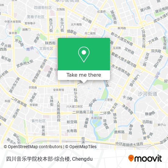 四川音乐学院校本部-综合楼 map