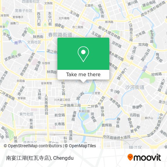 南宴江湖(红瓦寺店) map