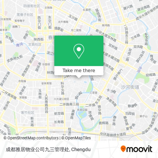 成都雅居物业公司九三管理处 map