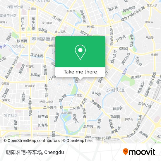 朝阳名宅-停车场 map