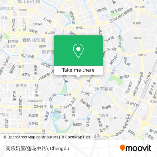 菊乐奶屋(莲花中路) map