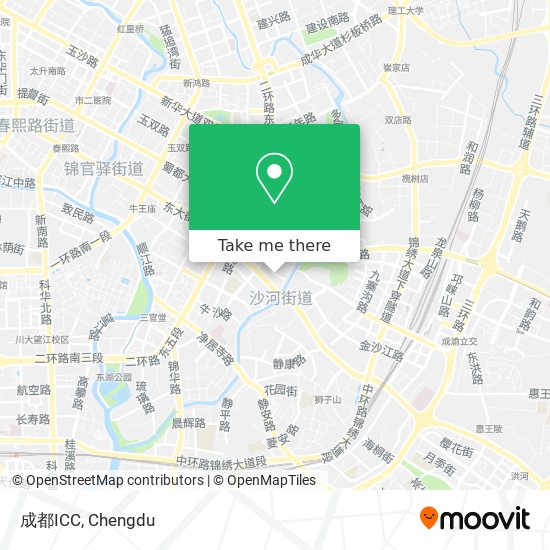 成都ICC map