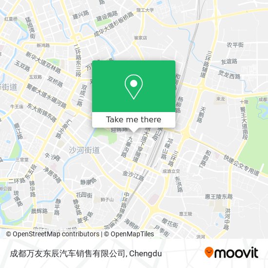 成都万友东辰汽车销售有限公司 map