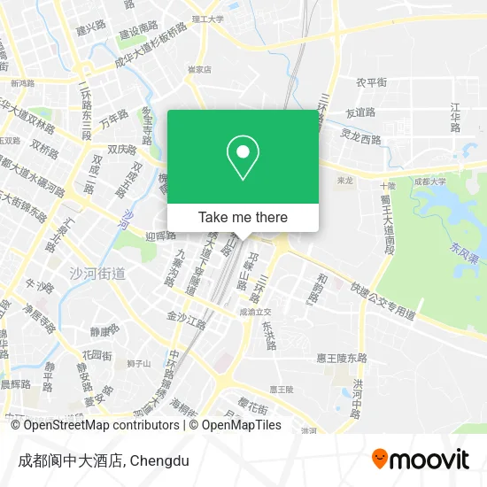 成都阆中大酒店 map