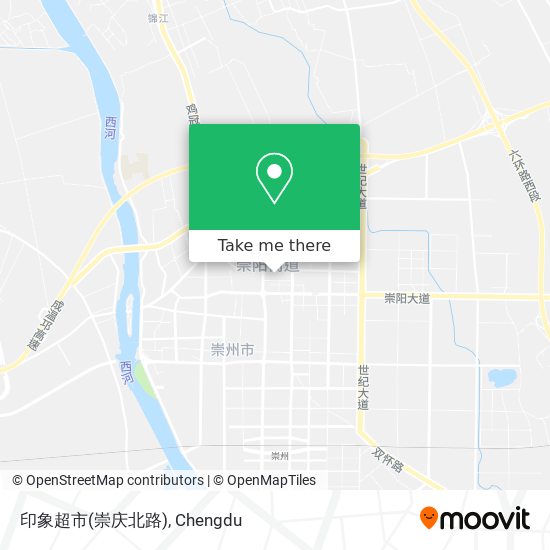 印象超市(崇庆北路) map