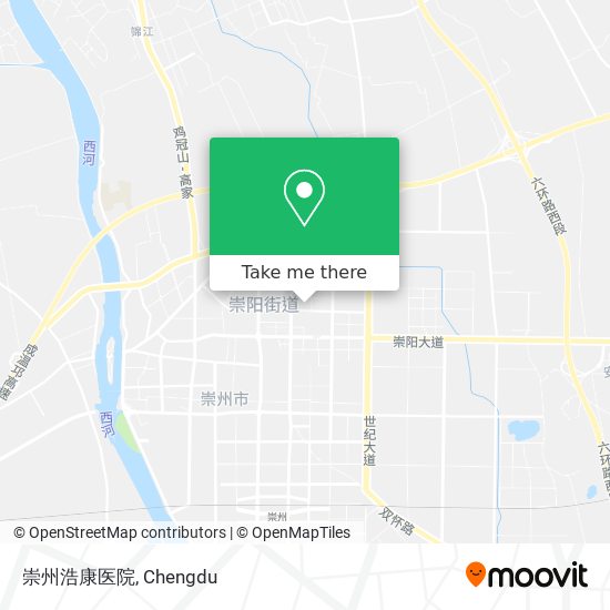 崇州浩康医院 map