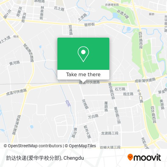 韵达快递(爱华学校分部) map