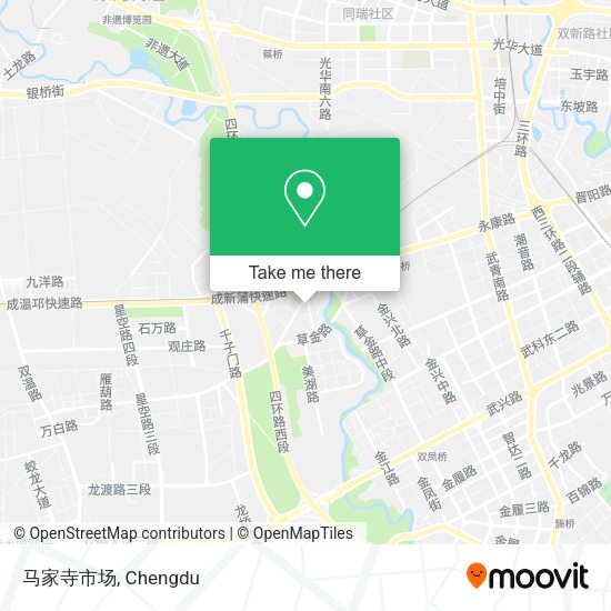 马家寺市场 map