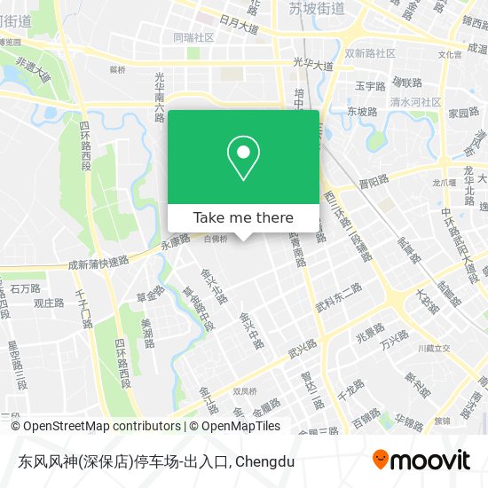 东风风神(深保店)停车场-出入口 map