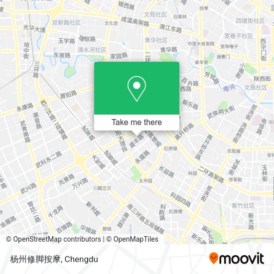 杨州修脚按摩 map