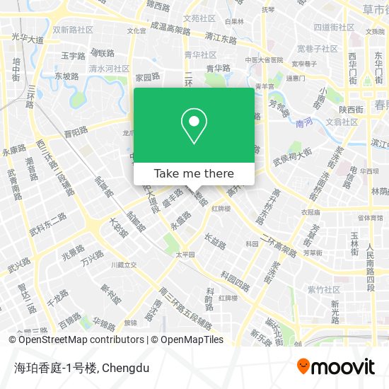 海珀香庭-1号楼 map