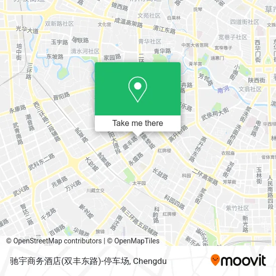 驰宇商务酒店(双丰东路)-停车场 map