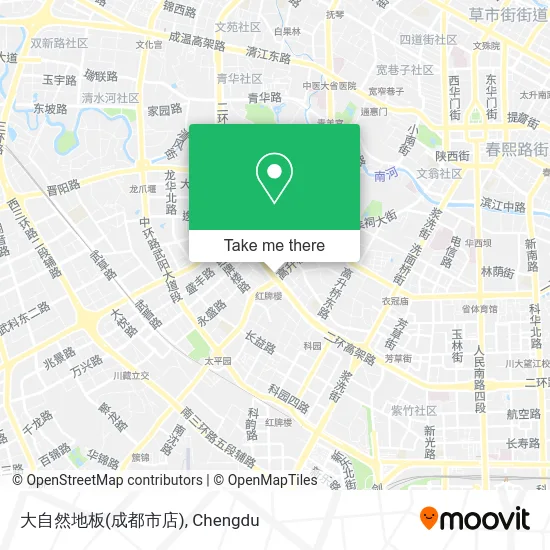 大自然地板(成都市店) map