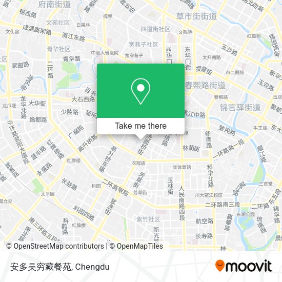 安多吴穷藏餐苑 map